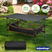 Folding Camping Table Roll Up Outdoor Picnic Portable Aluminium BBQ Desk 95cm
