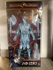 Sub-Zero CIB GameStop Exclusive Ice Clone Variant Mortal Kombat McFarlane Toys