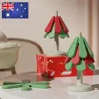 1/3Pcs Bowls and Teapots Coaster with Stand Hot Dishes Trivets for Dining Table