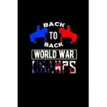 BACK TO BACK WORLD WAR CHAMPS: 110 GAME SHEETS - 660 TIC-TAC-TOE BLANK GAMES - SOFT COVER BOOK FOR KIDS FOR TRAVELING & SUMMER VACATIONS - MINI GAME