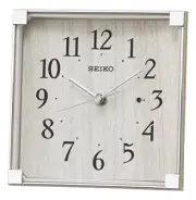 Seiko clock table clock radio analog thin gray BZ237A SEIKO