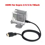 HDMI 電纜線(運動相機轉高清電視)1080P 適用於 GOPRO HERO 3 /3+ /4 黑色/銀色 5 /6
