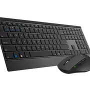 RAPOO 9500M Bluetooth & 2.4G Wireless Keyboard Mouse Combo Black- Multi-Device connection