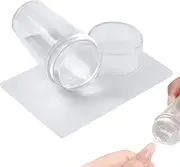 French Tip Nail Stamp,Silicone French Tip Nail Stamp Printing Tool Kit | Art Manicure Decoration Accessories for Women Girls Beginners