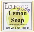 Lemon Glycerin Soap by Eclectic Lady, 4 oz Bar