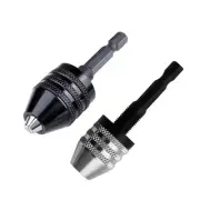 Durable Hexagonal Handle Three Jaw Self Centering Twist Drill Chuck for 0.3 Bits