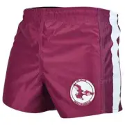 Manly Sea Eagles NRL Retro Supporter Footy Shorts Sizes S-5XL BNWT