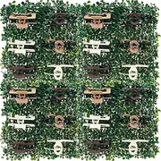ACOSIY 4 Pcs Claw Clip Organizer, Green Grass Hair Clip Holder, Storage Decoration Display for Women Wall, Door, Closet
