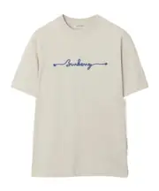 Burberry Embroidered Logo Tee XS SAIL