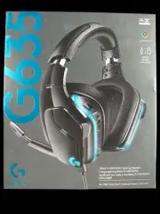Logitech G635 981-000748 7.1 LIGHTSYNC Surround Sound Gaming Headset - Black