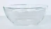 Duralex France LYS Raised Rings Clear Glass 5.5” Nesting Bowl NEW