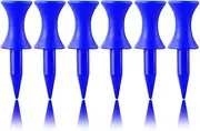 Golf Tees Unbreakable Step Down Plastic Mixed or Same Height Value 100 Count, 2 3/4, 2 1/4, 2, 1 3/4, 1 1/2 Inch Length Long Short Color Tee Pack for Practice