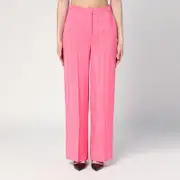 [Semicouture] Pink viscose Marlee trousers 42 IT Pink