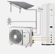 Whole House On/Off Grid Split Solar Water Heater System (300L or 75 Gallons)