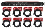 Focusrite Scarlett OctoPre 8-Channel Microphone Mic Preamp + (8) XLR Cables