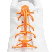 Lock Laces Original No Tie Shoe Laces - Orange