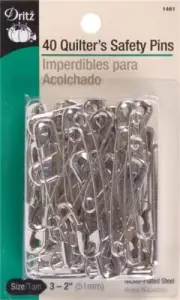 Dritz 1461 Quilter's Safety Pins-Size 3 40/Pkg