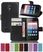 Wallet Leather Flip Card Case Cover For Optus Alcatel Pixi 4 3.5" Genuine AuSell