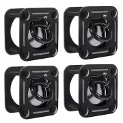 1/2" Recessed D-Ring Tie Down Anchors 4 Pack (6000 lbs Capacity), Heavy Duty ...