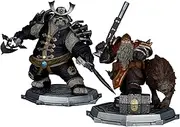 McFarlane Toys World of Warcraft Beastmaster & Marksman and Pandaren: Monk & Rogue 1:12 Posed Figure Deluxe Pack of 2 Gold Label