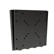 Brateck LCD Ultra-Slim Wall Mount Bracket VESA 50/75/100/200mm 23'-42' up to 30Kg, Fine Texture Black, 265x220mm LCD-201L