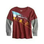 Monster Truck Thermal Sleeve Softest Shirt Toddler Boy Sz 12M NEW Long Sleeves
