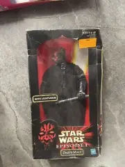 dark maul with lightsaber