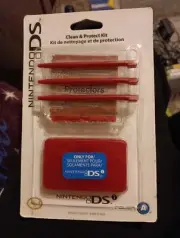 Nintendo DSI Clean And Protect Kit - Red LOT OF 8 PCS