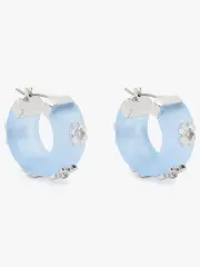 Heritage Bloom Small Hoops