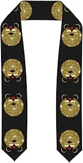 [EdWal] Cute African Woman Polka print Graduation Stole and Sash Class for Unisex Adult Honor Stole Honor Stole of 2025