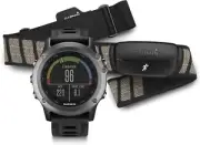 NEW Garmin fenix 3, Gray bundle with Heart Rate Monitor