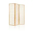 Artiss 3 Panel Room Divider Screen Wood Timber Dividers Fold Stand Wide Beige