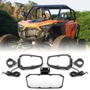 For 2024 Polaris RZR XP 1000/4 1000 Rear Side View LED Mirrors +HD Center Mirror