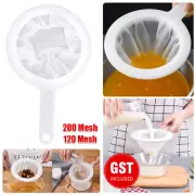 Kitchen Ultra-fine Strainer Nylon Mesh Filter Spoon Soybean Milk Coffee Yogurt