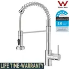 FURUISI Kitchen Tap pull out Kitchen Mixer Taps with 2-Mode Sprayer Chrome Sink
