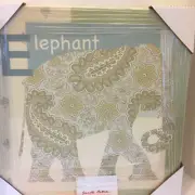 Oopsy Daisy Canvas Wall Art, Exotic Elephant, 18" X 18" By Annette Tatum NEW!