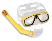 Youth Thermotech Tetra Mask and Snorkel Set - 12" - Yellow