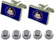 [Select Gifts] Shirt Dress Studs Utah Flag Cufflinks