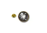 pins pin's flag badge metal lapel hat button biker on zodiac leo