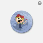 The Loud House Cartoon Lana Loud | 4'' X 4'' Round Decorative Magnet