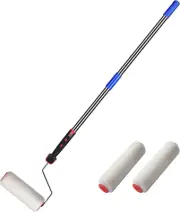 4FT Paint Roller Brush Kit, Multi-Function Paint Roller Kit with House Paint Rol