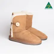 Original UGG Australia Australian Made Short 1 Button Chestnut Ugg Boots