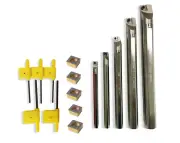 NEW 5PCS 5/16"-3/4 "SHANK INDEXABLE BORING BAR +5pcs CCMT09 CARBIDE INSERTS
