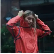 NWT $199 COLUMBIA OUTDRY Extreme Mackintosh Weather-Defying Rain Jacket Red XS
