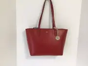 DKNY Bryant Medium Tote Red MSRP $178.00