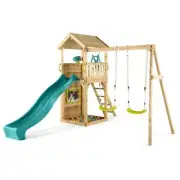Plum Lookout Tower Wooden Climbing Frame with Swings