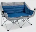 OZtrail Double 2-Seater Galaxy Moon Outdoor Camping Chair Portable Cup Holders