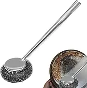 Steel Dish Scrubber | High-Density Polishing Stainless Steel Scrubbing Pads | Portable Scouring Pads for Pots Cookers Tableware Sinks Range Hoods