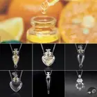 Jewellery Essential Oil Diffuser Wishing Bottle Pendant Perfume Vial Necklace