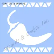 CHILI PEPPER STENCIL SOUTHWESTERN BORDER PAINT ART STENCILS CRAFT TEMPLATE NEW